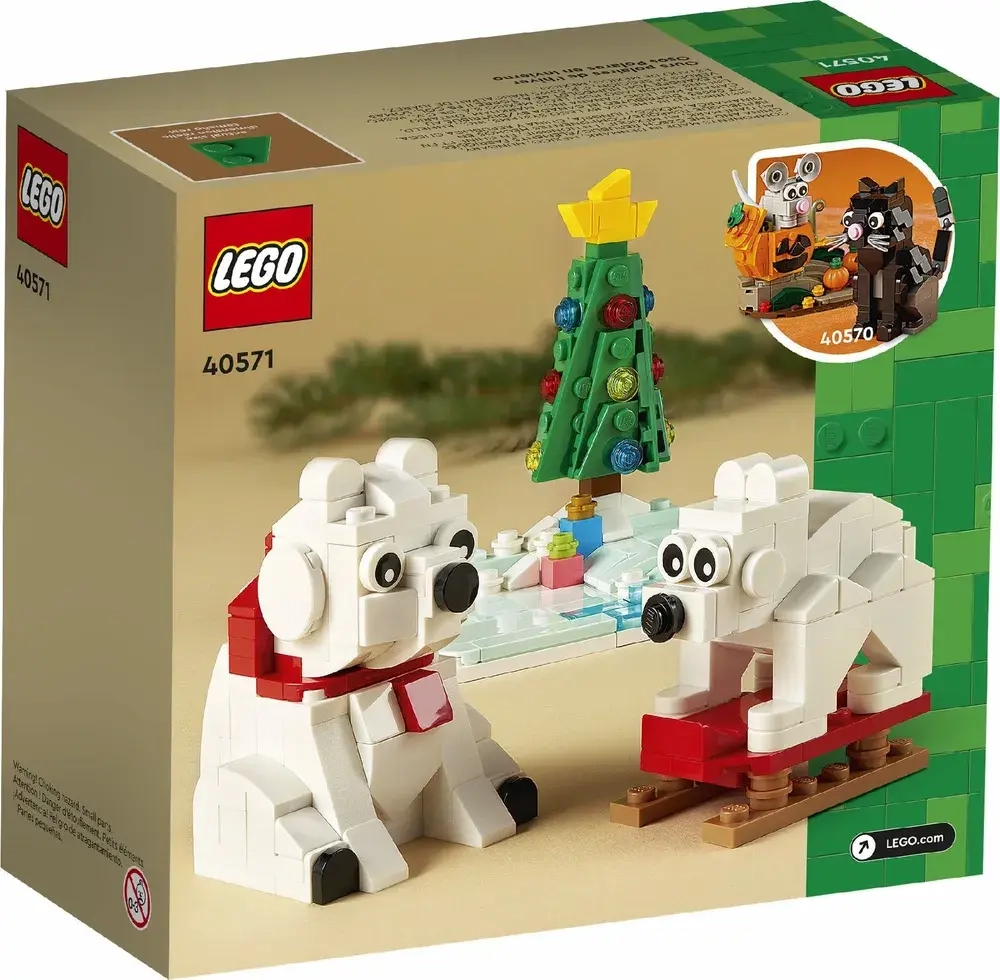 Конструктор LEGO Seasonal Рождественские полярные мишки | 40571
