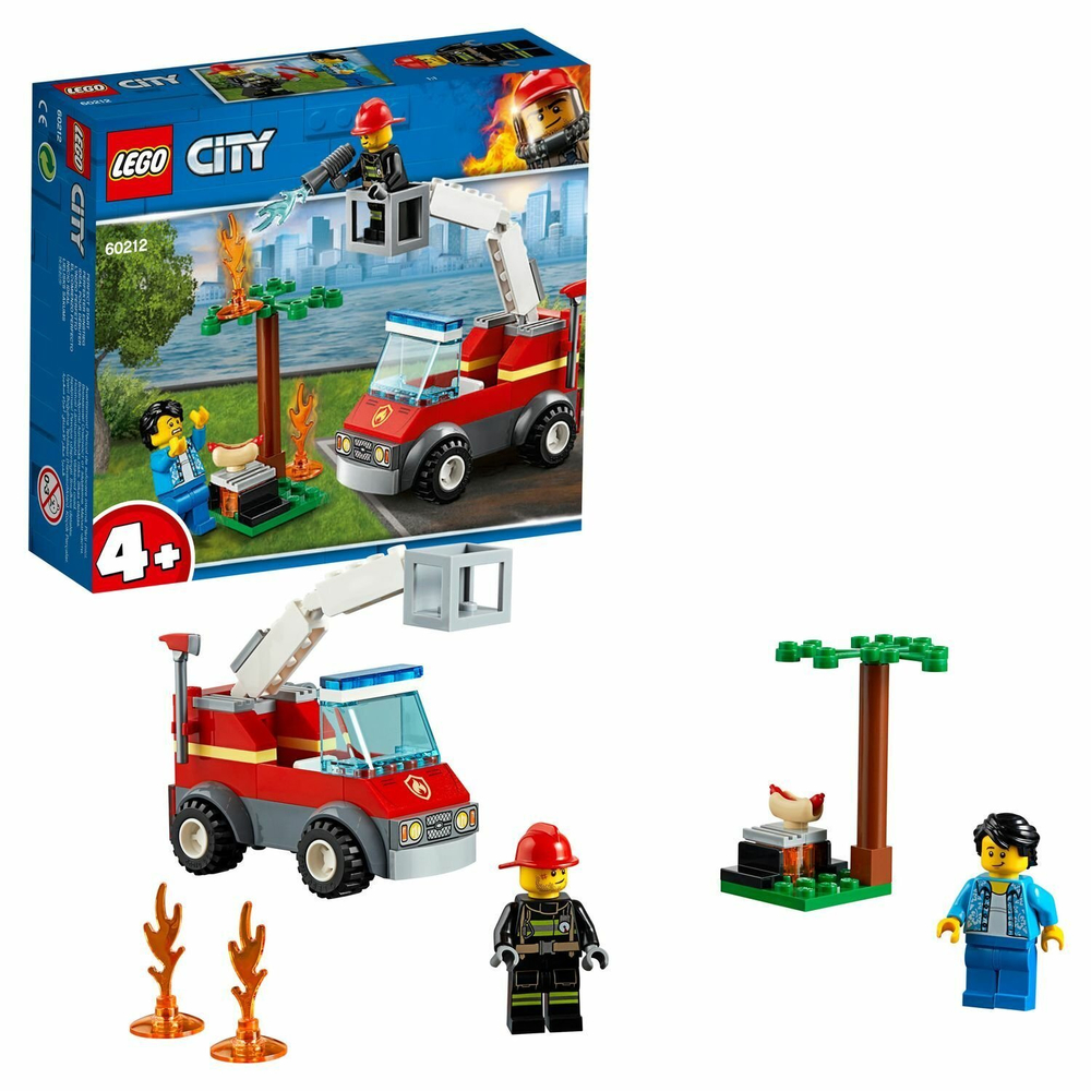 Конструктор LEGO City Fire Пожар на пикнике | 60212