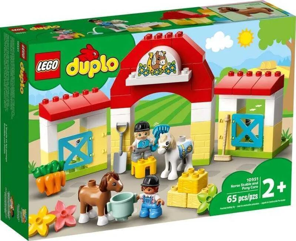 Конструктор LEGO DUPLO Town Конюшня для лошади и пони | 10951