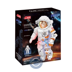 Конструктор JAKI CK001 Space Explorer Космонавт 450 элементов