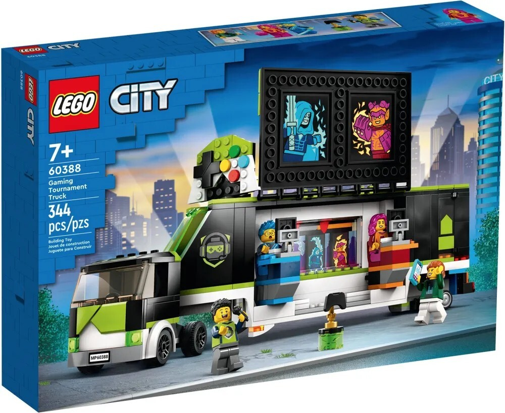 Конструктор LEGO CITY Игровой турнирный грузовик | 60388