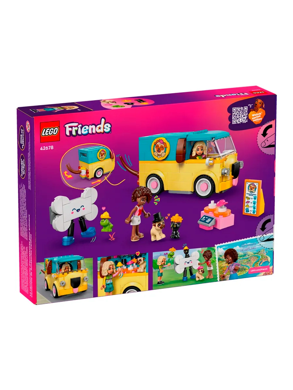 Конструктор LEGO Friends 42678 Фургон с товарами для домашних животных