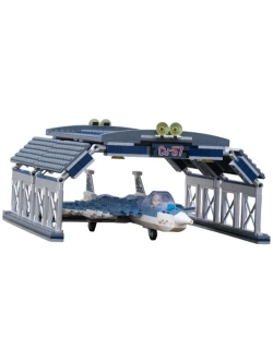 Конструктор Brick Labs Бриксити: Истребитель СУ-57 с ангаром, AB-1311