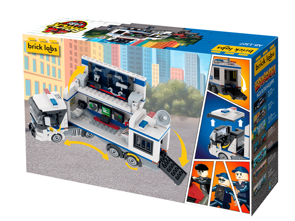 Конструктор Brick Labs Бриксити AB-1307 Мобильный дозор