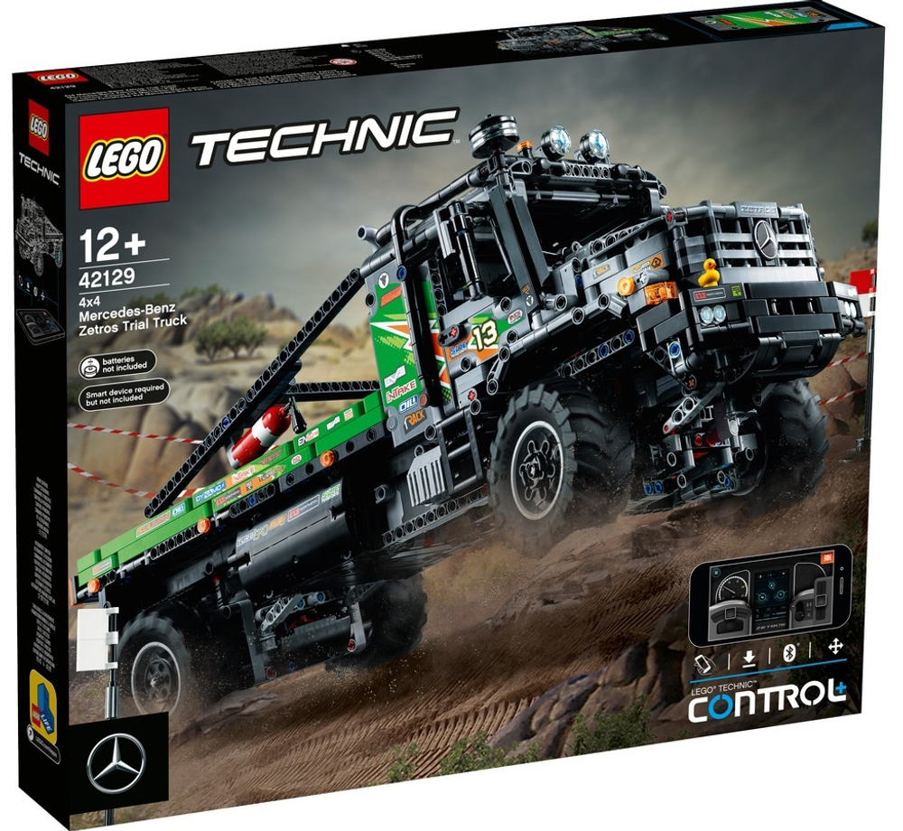 Конструктор LEGO Technic Полноприводный грузовик-внедорожник Mercedes-Benz Zetros | 42129