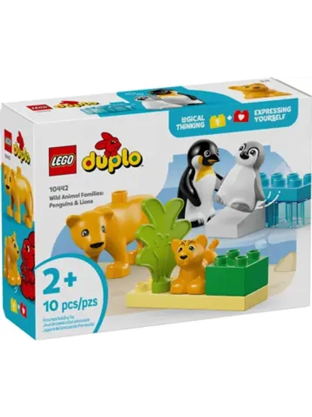 Конструктор LEGO DUPLO 10442 Семейства диких животных: пингвины