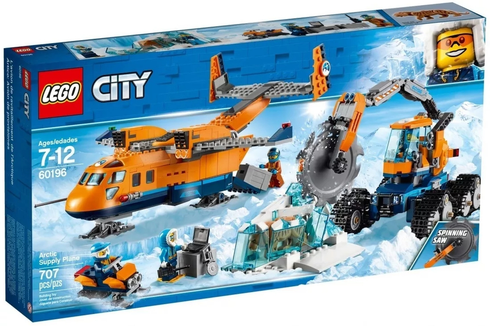 Конструктор LEGO City Арктический грузовой самолёт | 60196