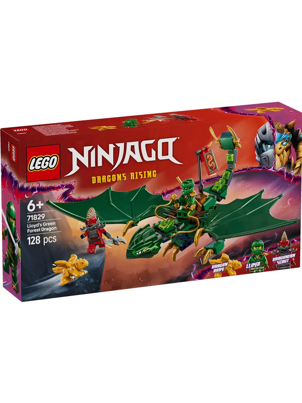 Конструктор LEGO Ninjago 71829 Лесной зелёный дракон Ллойда
