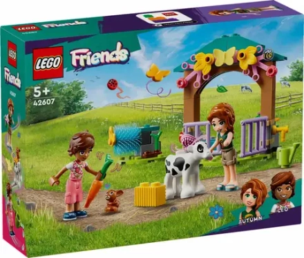 Конструктор детский LEGO Friends Коровник Отэм для телят 42607