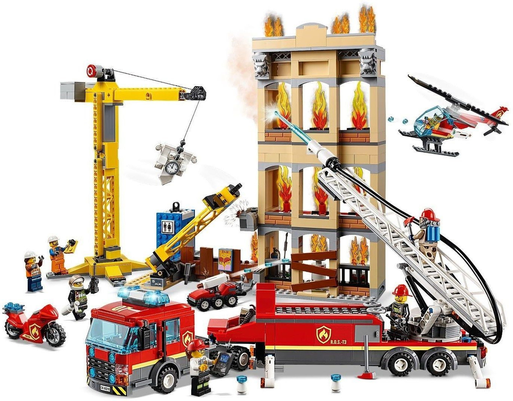 Конструктор Центральная пожарная станция | 60216, 40018