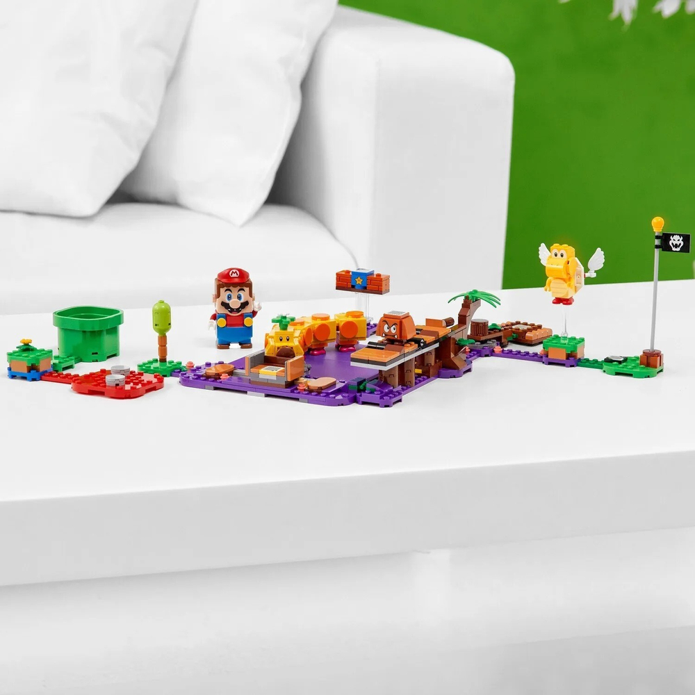 Конструктор LEGO Super Mario Дополнительный набор «Ядовитое болото егозы» | 71383