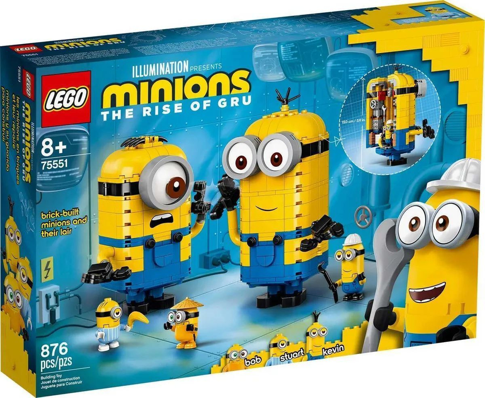 Конструктор LEGO Minions Миньоны и дом | 75551