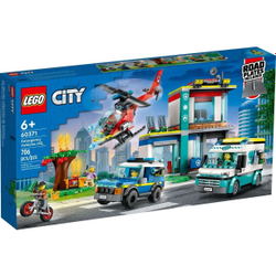 Конструктор LEGO City Штаб-квартира спасательных транспортных средств | 60371