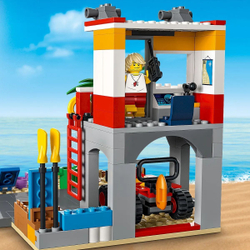 Конструктор LEGO City Пост спасателей на пляже | 60328