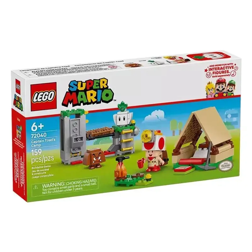 Конструктор LEGO Super Mario 72040 Лагерь капитана Тоада