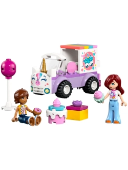 Конструктор LEGO Friends 42675 Фургон для доставки пирожных с единорогами