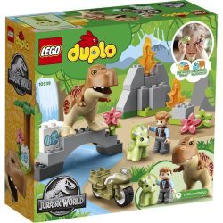 Конструктор LEGO DUPLO Jurassic World Побег динозавров: тираннозавр и трицератопс | 10939
