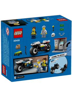 Конструктор LEGO CITY 60455 Полицейский мотоцикл