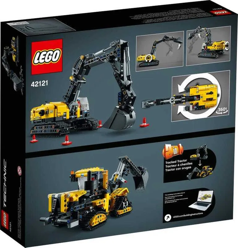 Конструктор LEGO Technic Тяжелый экскаватор | 42121