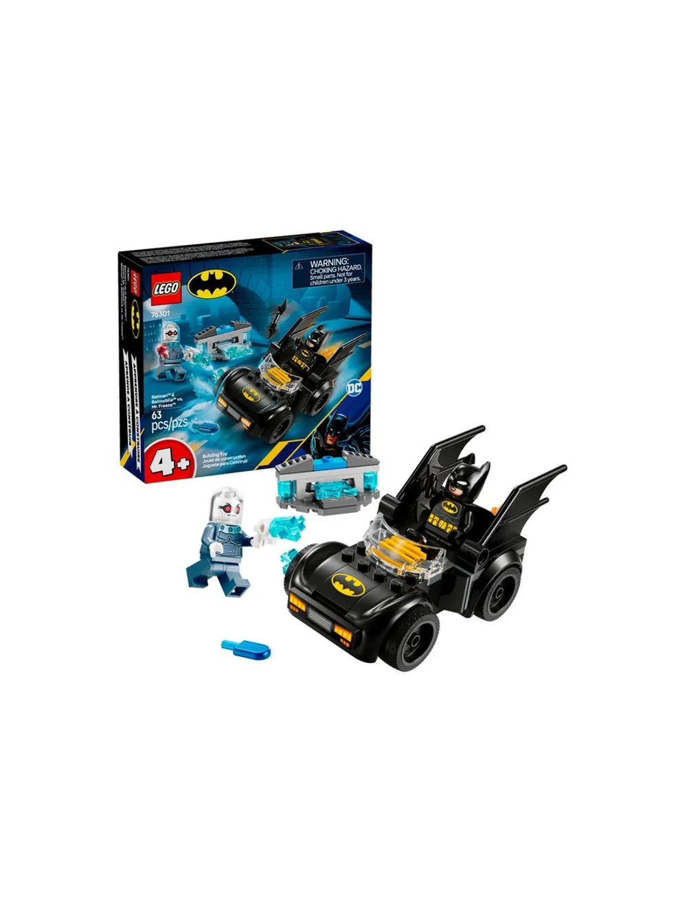 Конструктор LEGO Super Heroes DC 76301 Бэтмобиль Бэтмена против мистера Фриза