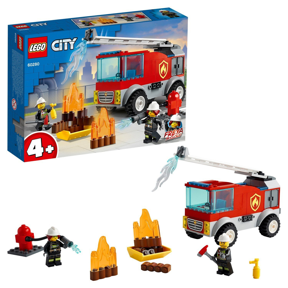 Конструктор LEGO City Fire Пожарная машина с лестницей | 60280