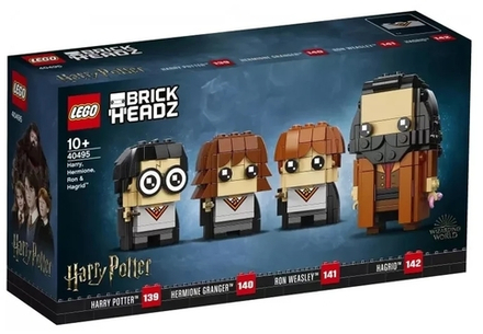 Конструктор LEGO BrickHeadz Гарри, Гермиона, Рон и Хагрид | 40495