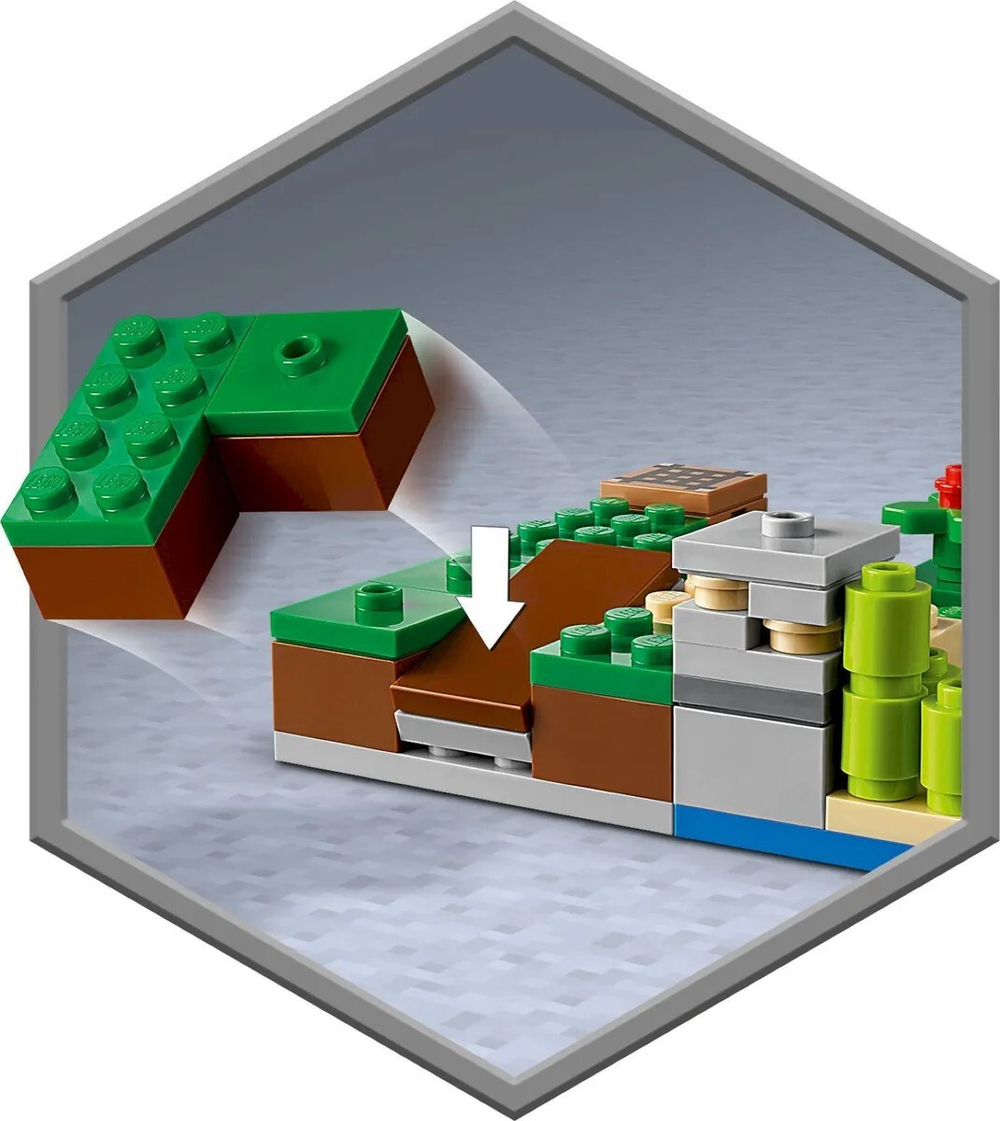 Конструктор LEGO Minecraft Засада Крипера | 21177