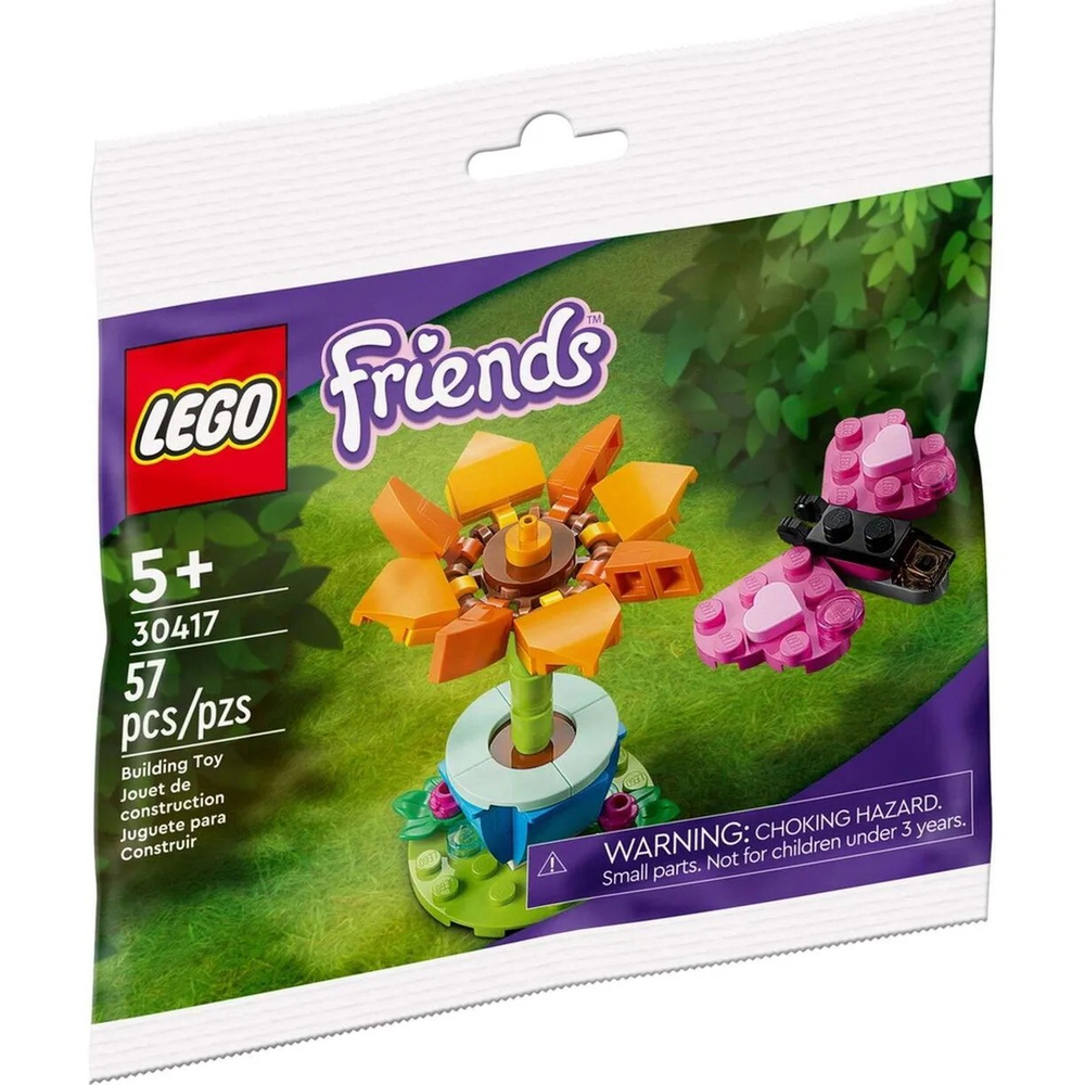 Конструктор LEGO Friends Садовый цветок и бабочка | 30417