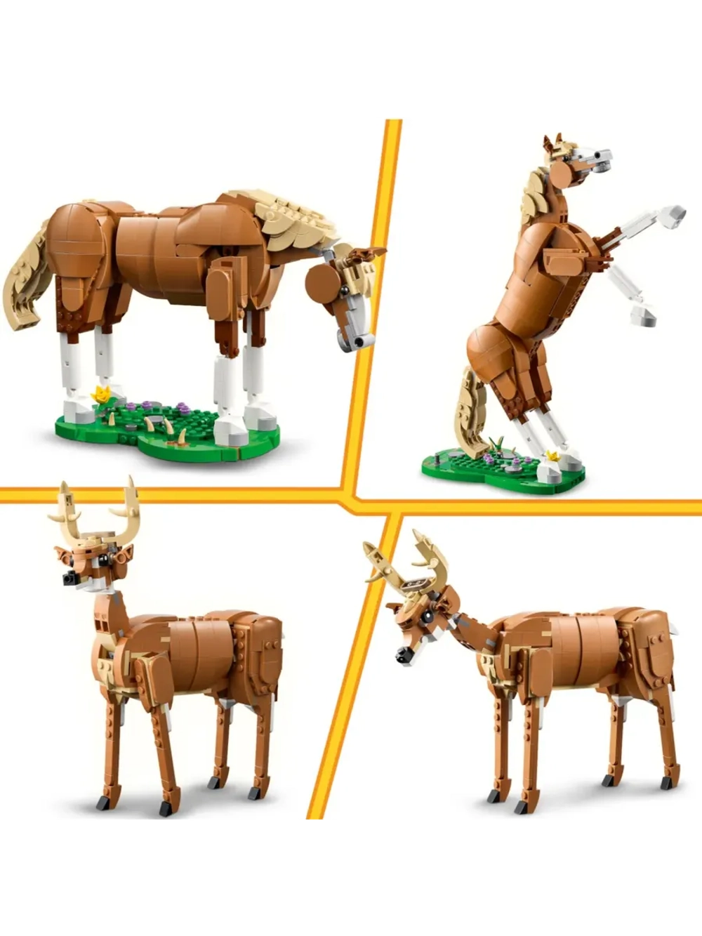 Конструктор LEGO Creator 31166 Прекрасная лошадь 3 в 1