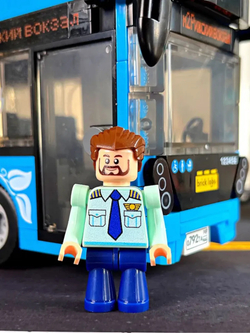 Конструктор Brick Labs Бриксити AB-1302 Электробус