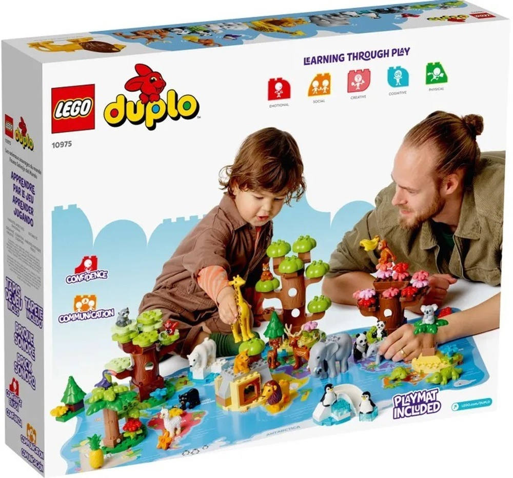 Конструктор LEGO DUPLO Дикие животные мира | 10975