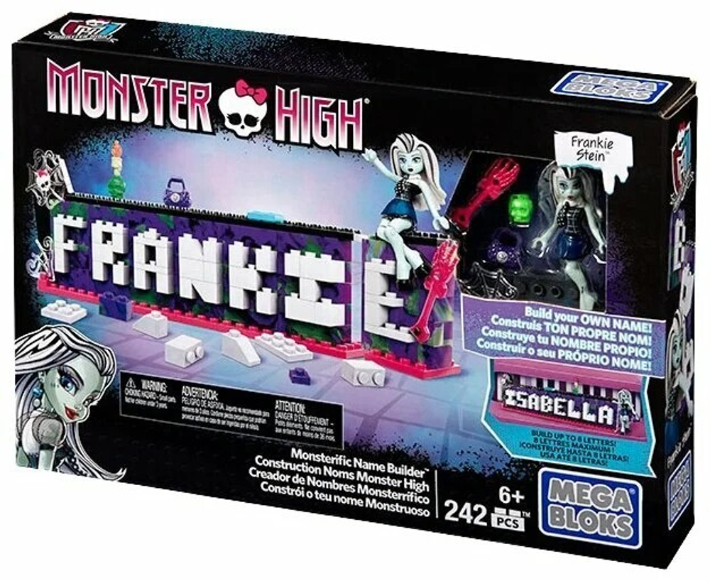 Конструктор Mega Bloks Monster High Монстерическая именная табличка | DRV33