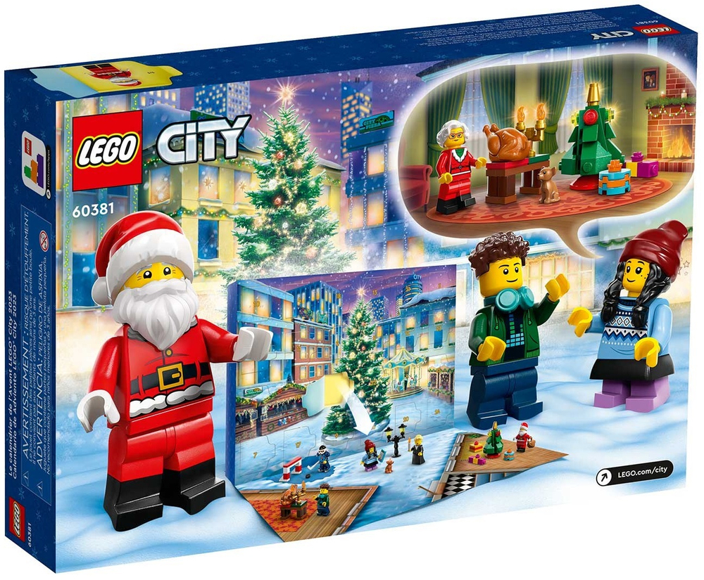 Конструктор LEGO City Рождественский календарь City 2023 | 60381