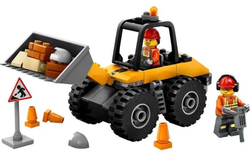 Конструктор LEGO Сity Жёлтый строительный колёсный погрузчик | 60450