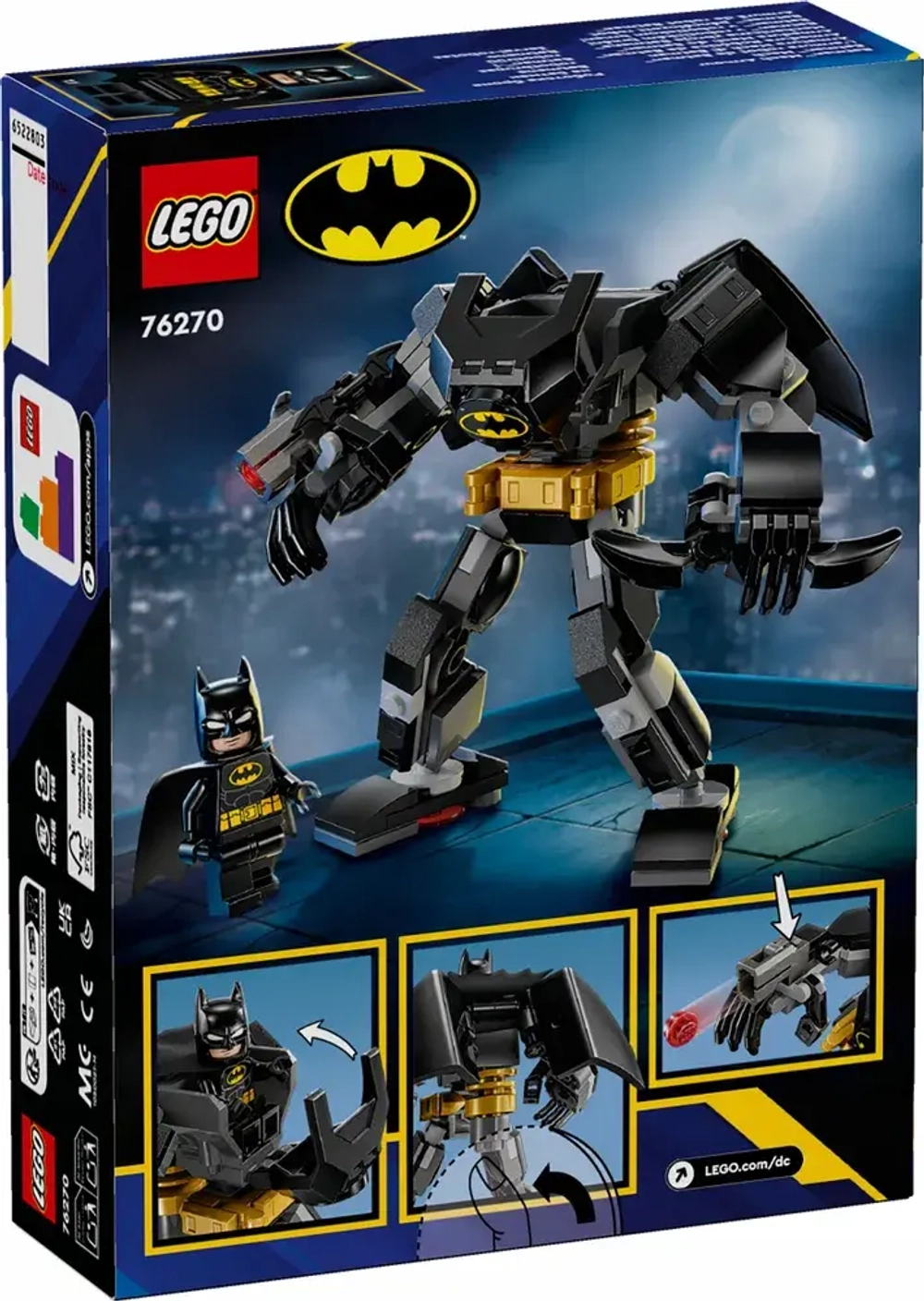 Конструктор LEGO DC Comics Super Heroes Боевая броня Бэтмена | 76270