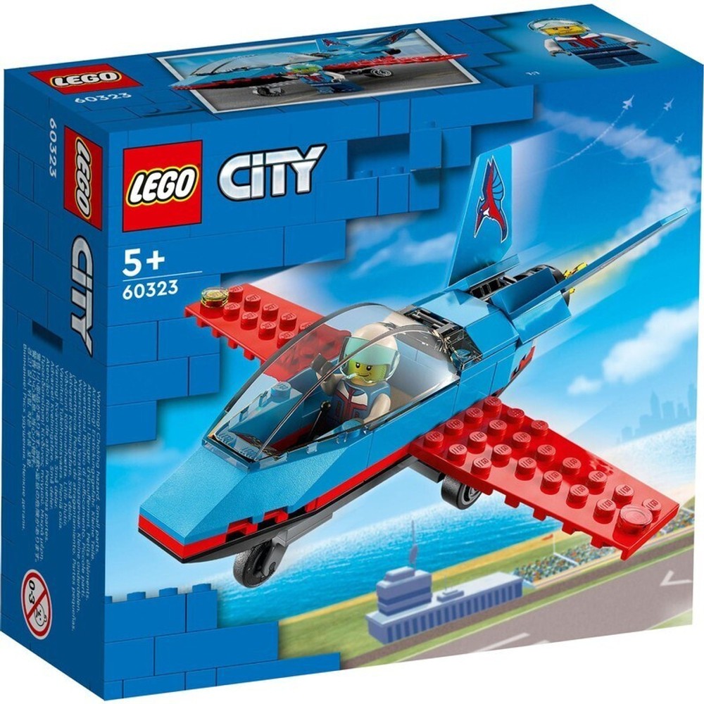 Конструктор LEGO City Great Vehicles Трюковый самолёт | 60323