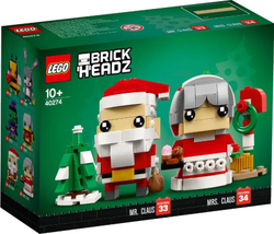 Конструктор LEGO BrickHeadz Семья Деда Мороза | 40274