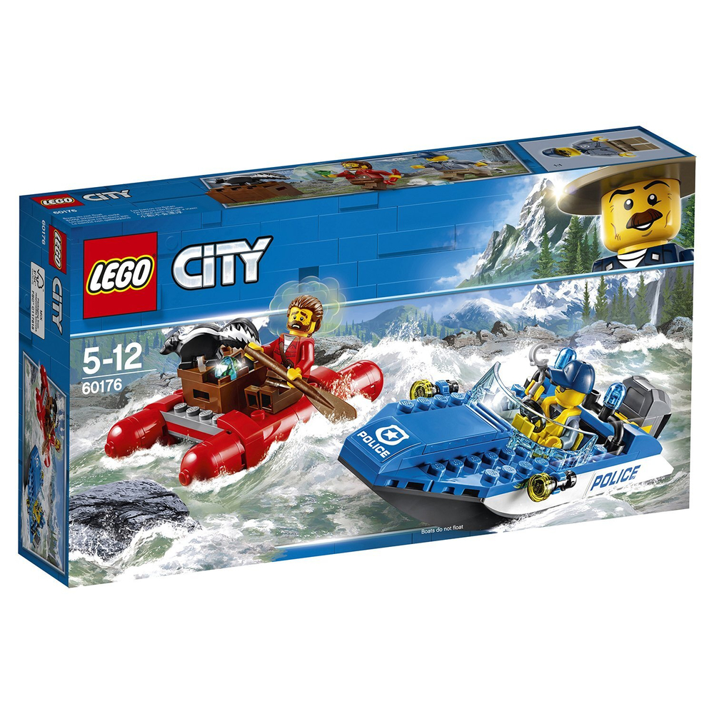 Конструктор LEGO City Police Погоня по горной реке | 60176