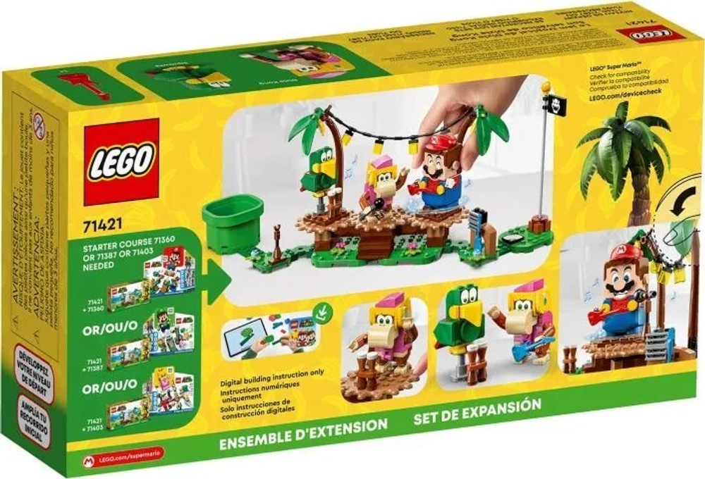 Конструктор LEGO Super Mario Дикси Конг в джунглях | 71421