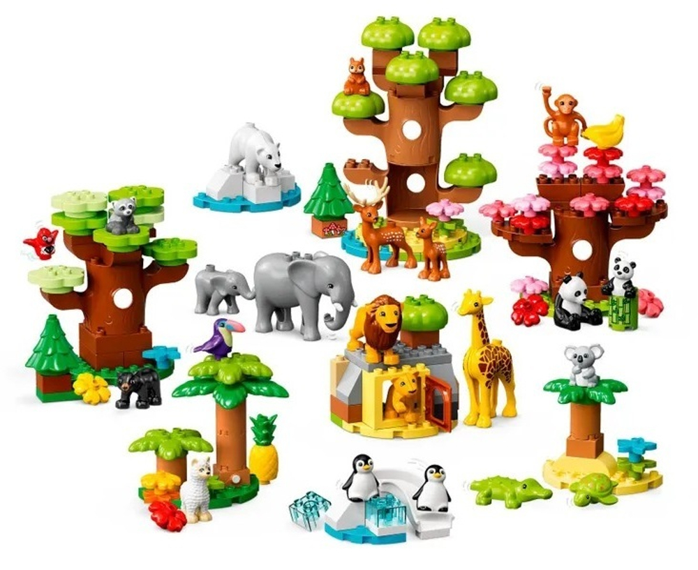 Конструктор LEGO DUPLO Дикие животные мира | 10975