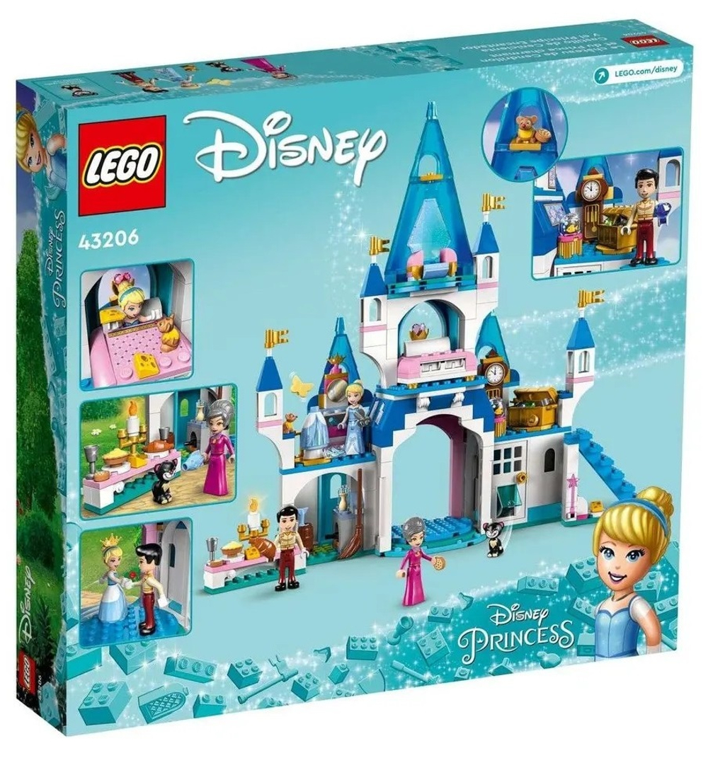 Конструктор LEGO Disney Princess Замок Золушки и Прекрасного Принца | 43206