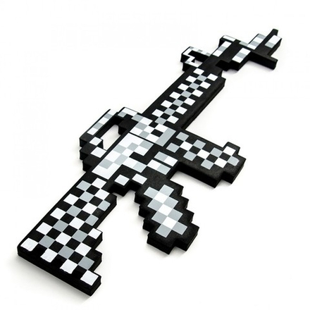 Железный автомат Майнкрафт (Minecraft) большой 62,5 см (пена EVA), mo0013