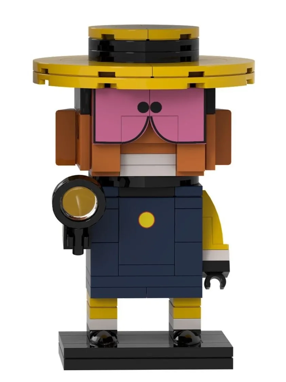 Конструктор Brick Labs Союзмультфильм AB-1128 Бременские музыканты: Сыщик