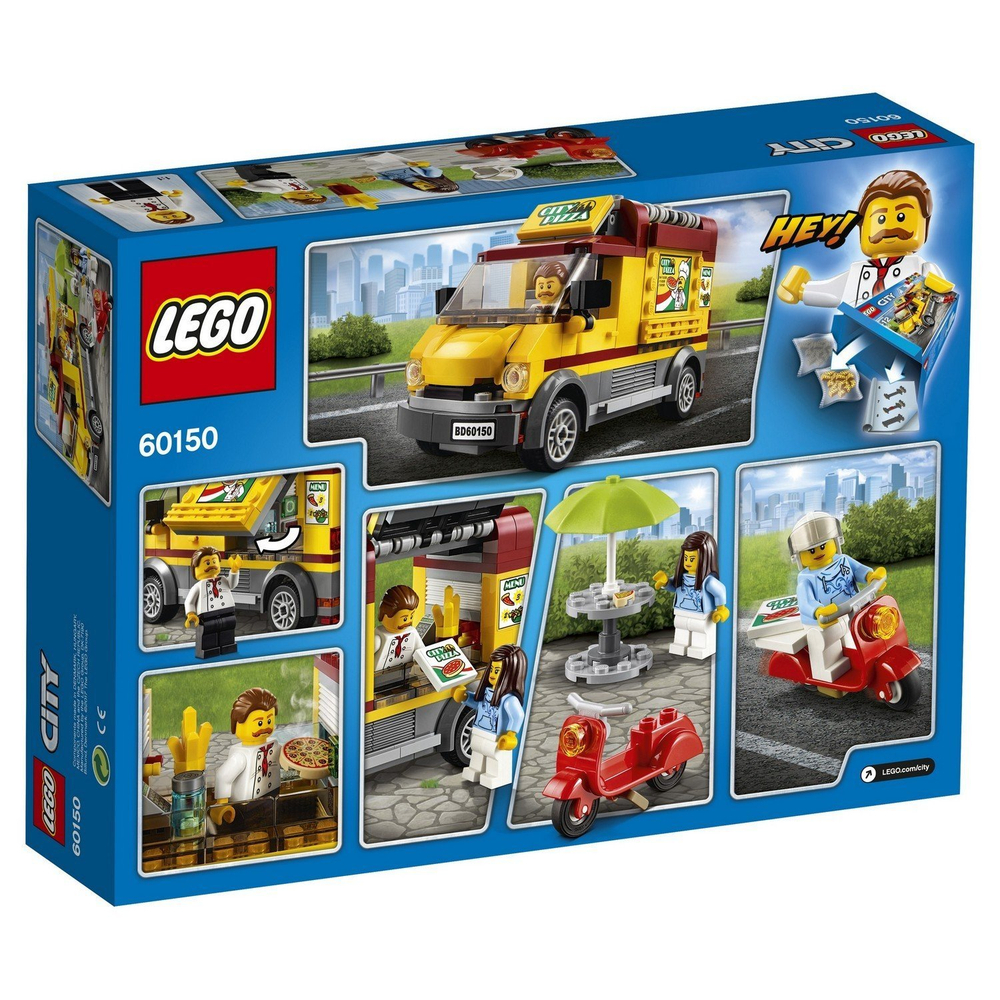 Конструктор LEGO City Great Vehicles Фургон-пиццерия | 60150