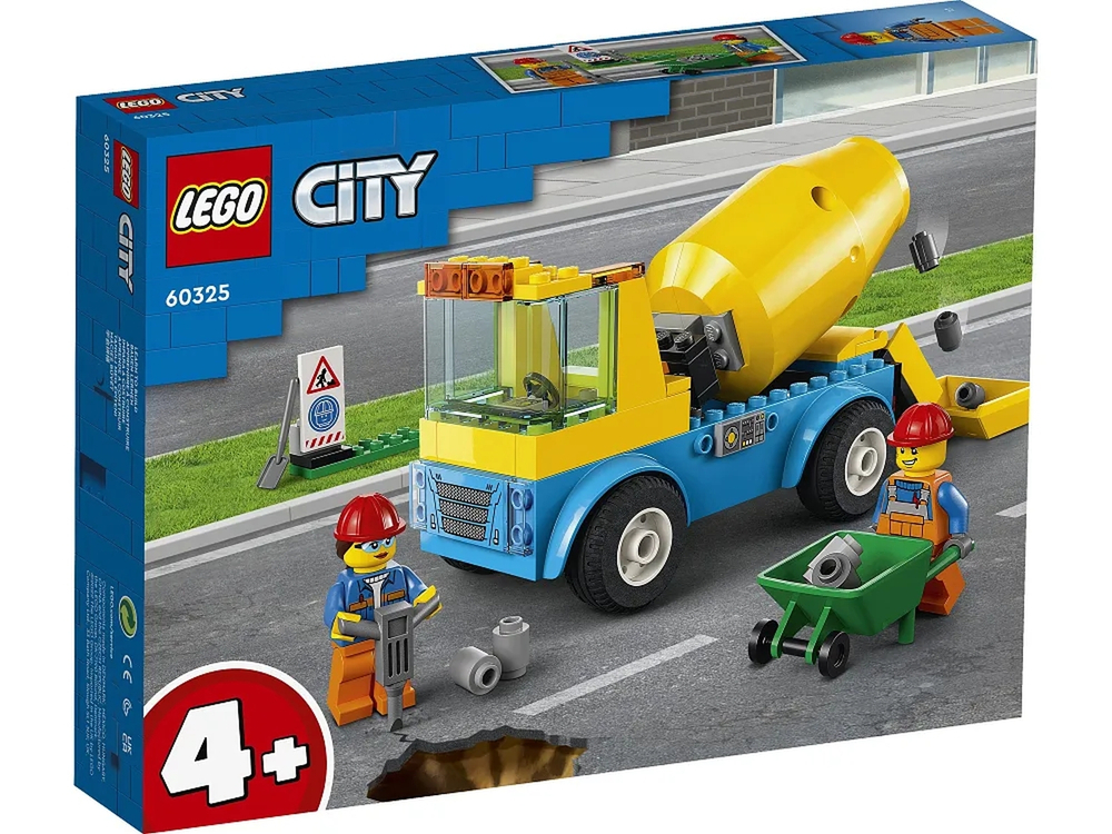 Конструктор LEGO City Бетономешалка | 60325