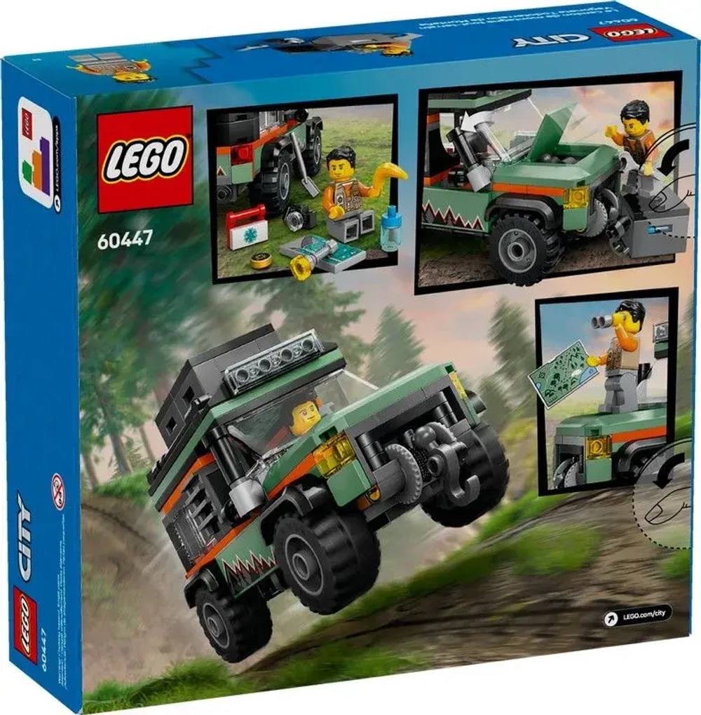 Конструктор LEGO Сity Внедорожный горный грузовик 4x4 | 60447