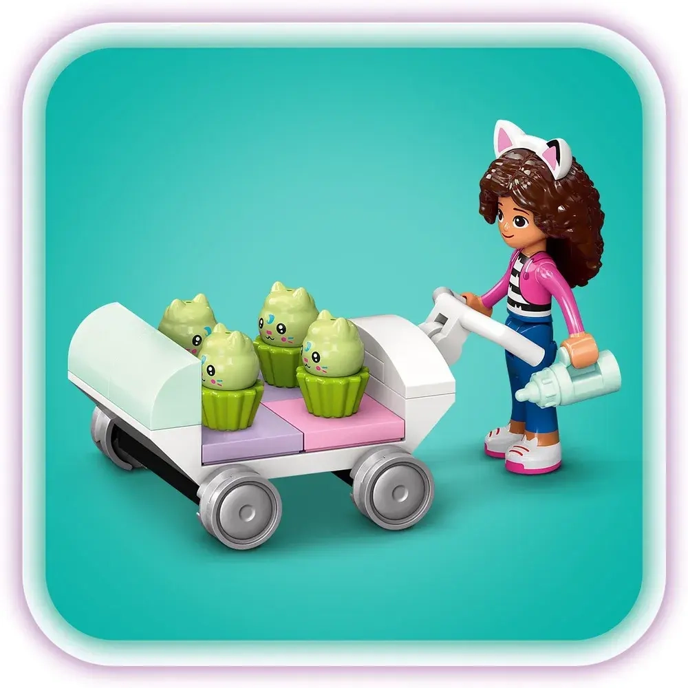 Конструктор LEGO Gabby's Dollhouse 10796 Крыло для ухода за котенком Габби