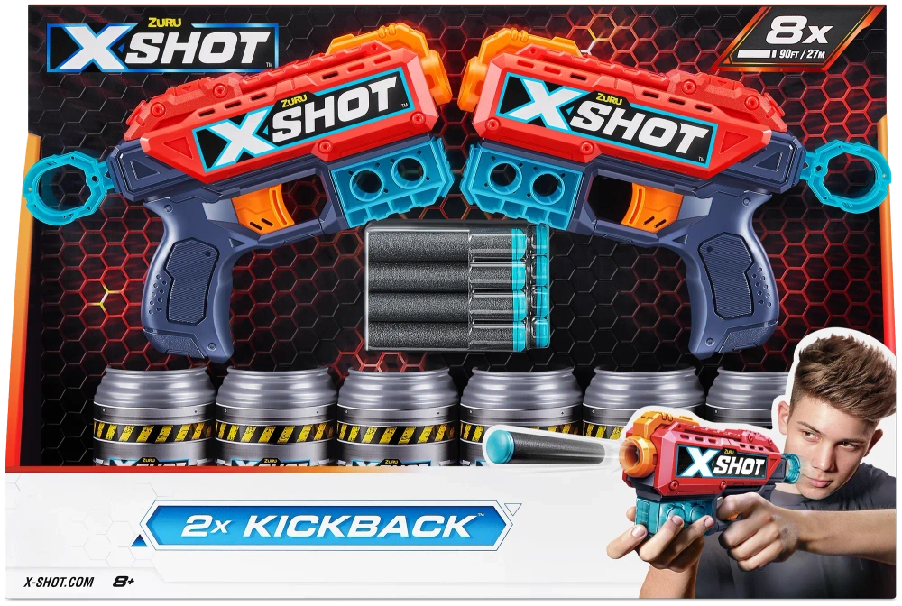 Игровой набор ZURU X-Shot Excel Kickback 36202