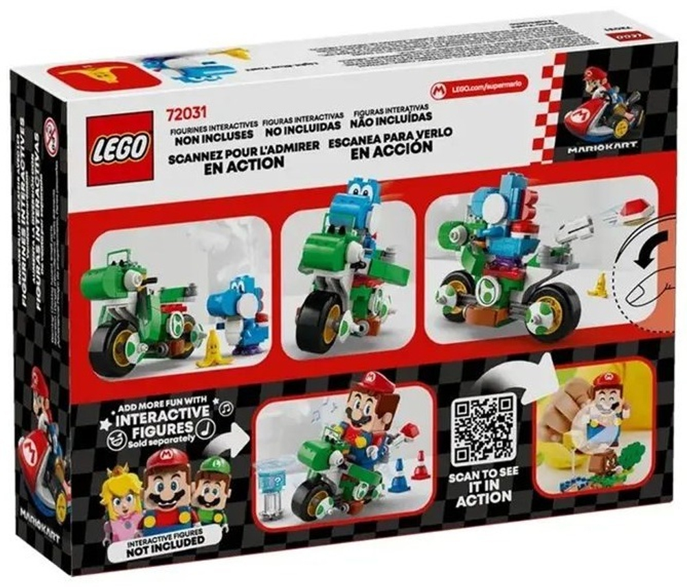 Конструктор LEGO Super Mario Мотоцикл Йоши | 72031