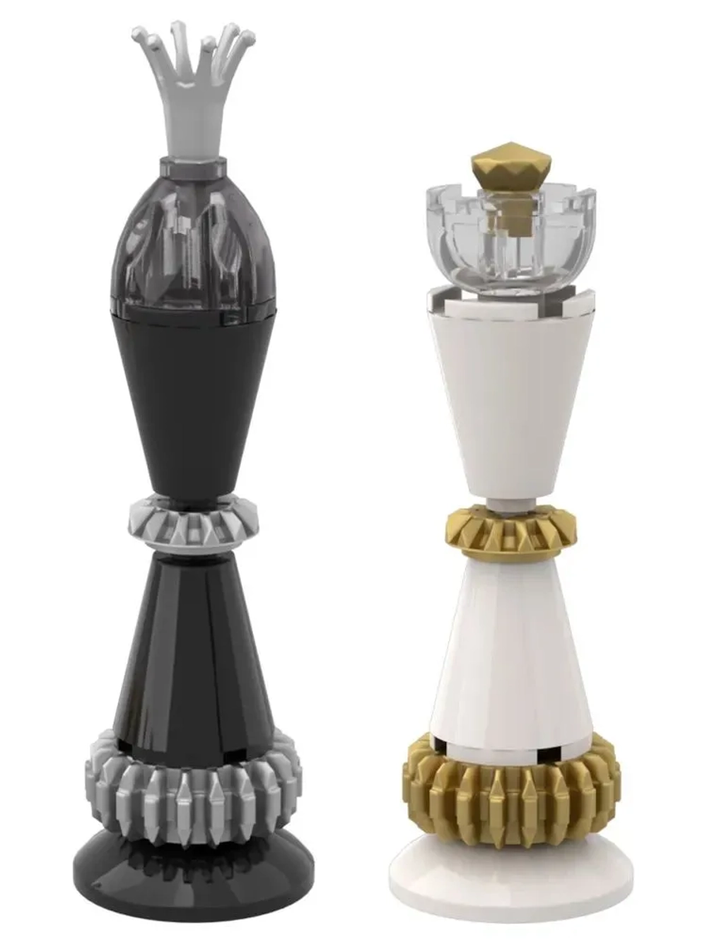 Конструктор Brick Labs AB-1220 Шахматы и шашки 2в1